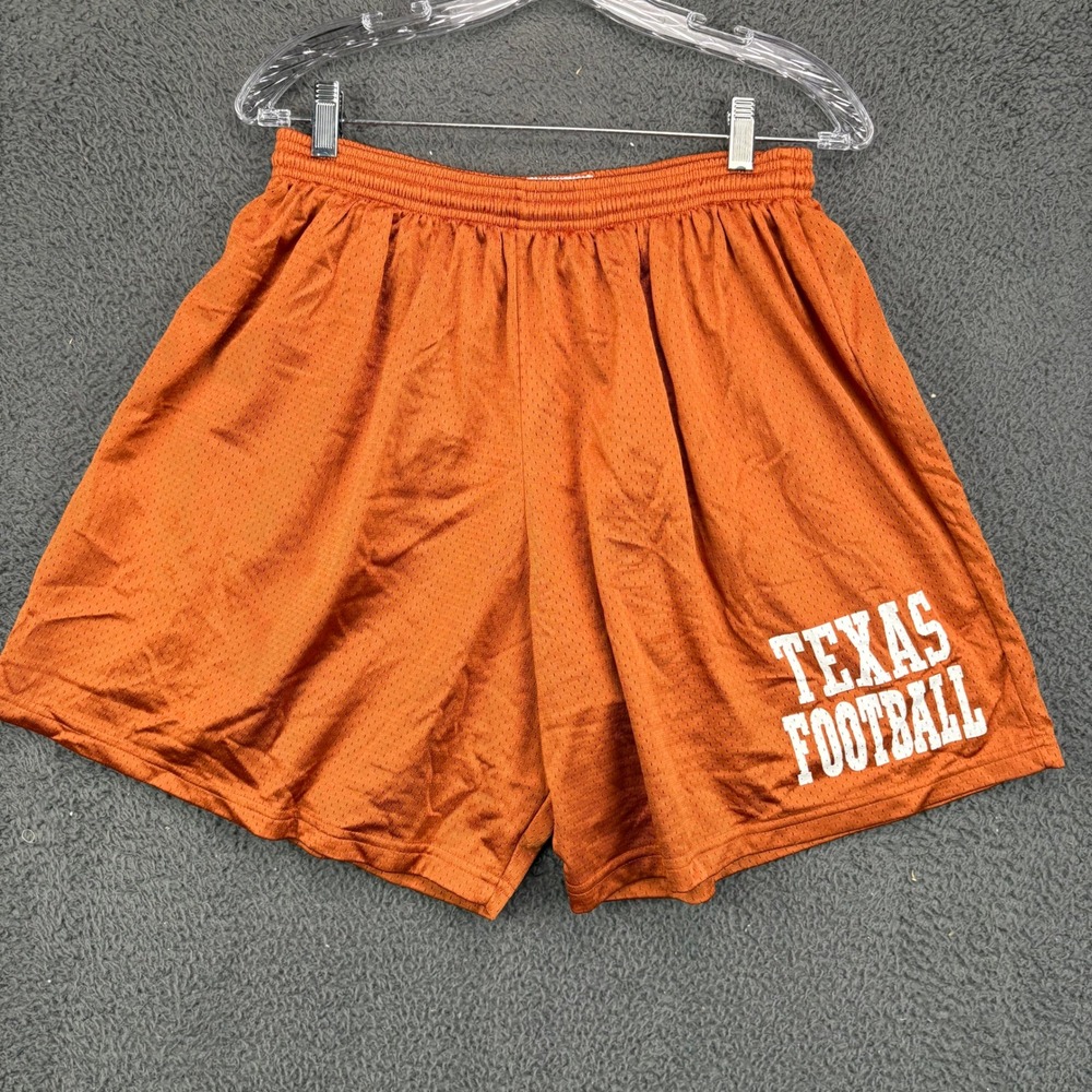 RBA Sporting Goods Texas Football Mesh Athletic Shorts Mens XXL Burnt Orange